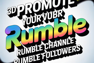 organically promote your rumble video rumble channel rumble followers