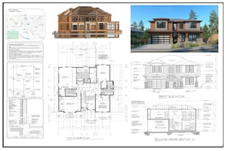 city permit blueprints architect for house plans, adu, garage, patio, deck, shed