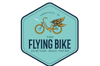 design monogram an electric bike tour company logo