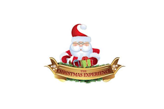 design awesome christmas holiday brand logo