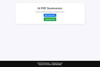 summarise your PDF, book, article, or research paper using ai