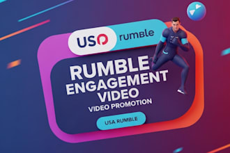 do USA rumble channel growth, rumble engagement video promotion