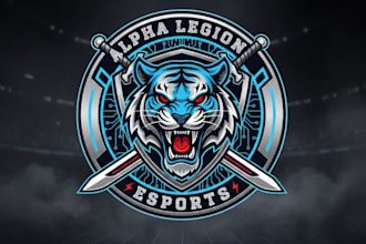 design an esports badge logo or emblem with pro style