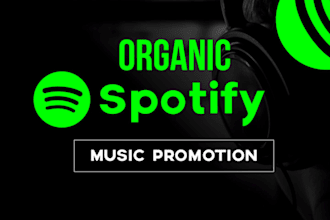 promote your spotify song, album and playlist for real organic results
