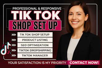 be your tiktok shop manager for listings, orders, and growth