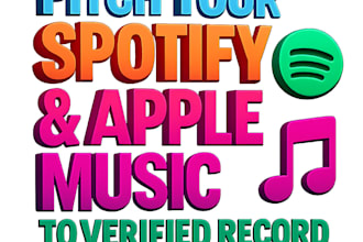 pitch spotify apple music to verified record labels ready to sign new artists