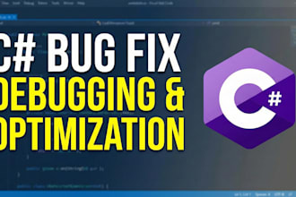 debug, fix, and optimize your c sharp