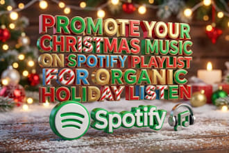 promote your christmas music on spotify playlist for organic holiday listen
