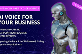 develop automated voice agent for customer calls and support