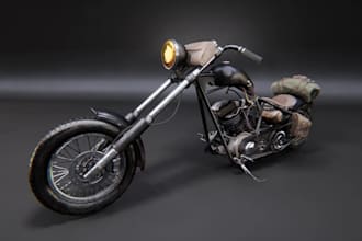 create game ready 3d assets, props or environment models for your game