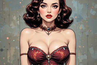 do a pin up girl and pin up girl