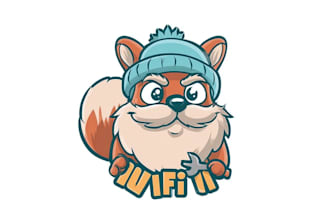 design professional cartoon character logo