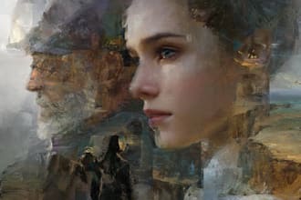 paint digital oil portraits and landscapes