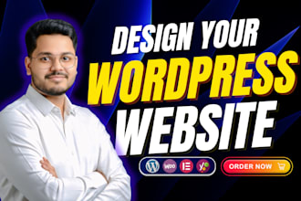 build wordpress website design, redesign business website, ecommerce website