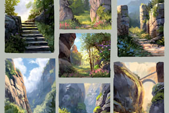 environment concept art landscape design