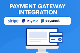 integrate stripe, paypal, paystack, flutterwave