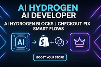 build ai hydrogen blocks, fix checkout champ, custom cart logic and flows