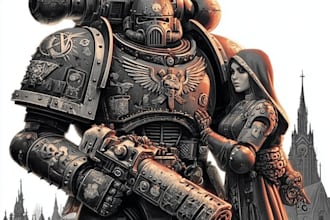 create warhammer 40k art
