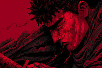 draw custom dark berserk style art in high quality