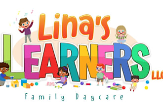 design an childcare, baby care, daycare and preschool logo