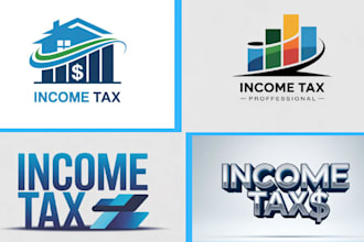 income tax logo income tax lead landing page tax flyer income tax website