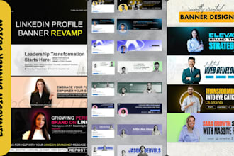 design a professional linkedin banner for personal branding and career growth