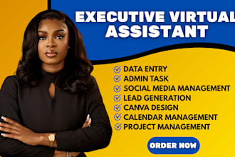 be your personal executive virtual assistant social media manager data entry VA