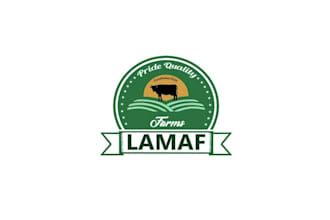 design looks nice central african farm logo
