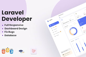 build a custom laravel PHP web application, rest API, or saas app