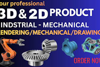 do 3d cad modeling, create stp dfx stl files and reverse engineering your part