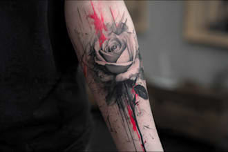 create custom realistic tattoo design