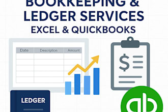 record transactions and prepare monthly financial reports
