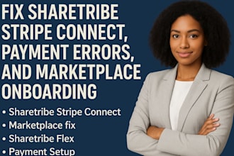 fix sharetribe stripe connect, payment errors, and marketplace onboarding