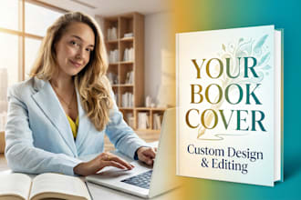 design a book cover with expert editing for print and KDP