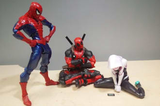 create 3d articulated action figure action figure model obj toy for 3d printing
