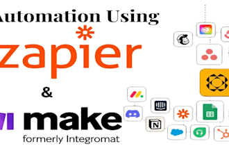 setup zapier automation, zapier integration, fix zapier zap, make integromat