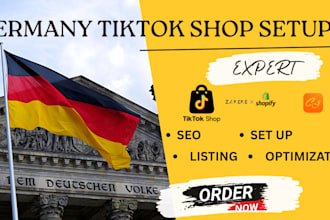 setup german tiktok shop german tiktok dropshipping shop german product listing