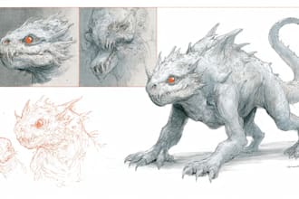 design a creature, a monster or a fantasy beast for you