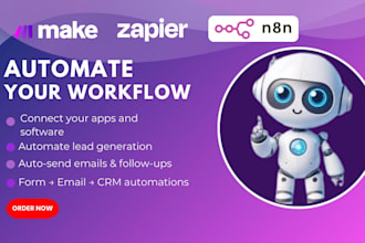 setup make,zapier,n8n custom automation