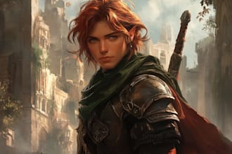 create original dnd or rpg character art mpas party for you
