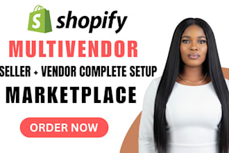 create shopify multi vendor ecommerce marketplace website with vendor dashboard