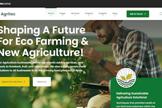 build farm tools shopify store gardening website agricultural equipment store