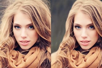 remove flyaway hair, stray hair, and do skin retouching