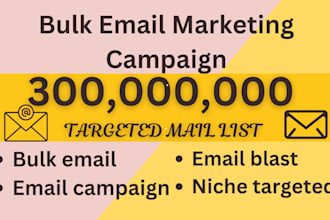 do email marketing, email blast and bulk email campaign