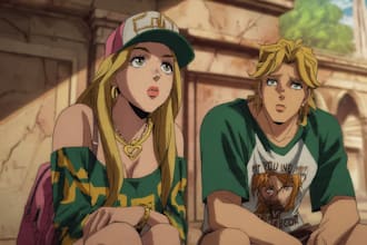 draw you as a character from jojo bizarre adventure