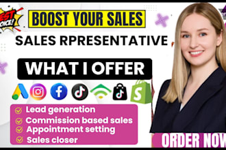 virtual assistant, sales closer, linkedin leads, b2b lead, sales agent