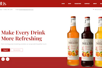 wine shopify store wine website beverages store liquor website juice store