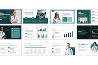 redesign or design medical presentation powerpoint template improve ppt slides