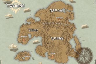 make a fantasy map for you