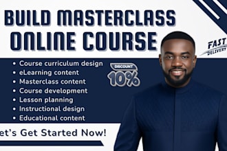 build masterclass online course content and design engaging curriculum